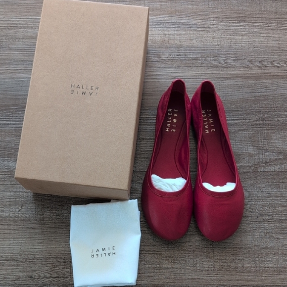 Jamie Haller Shoes - Jamie Haller Women's Red Leather Flats